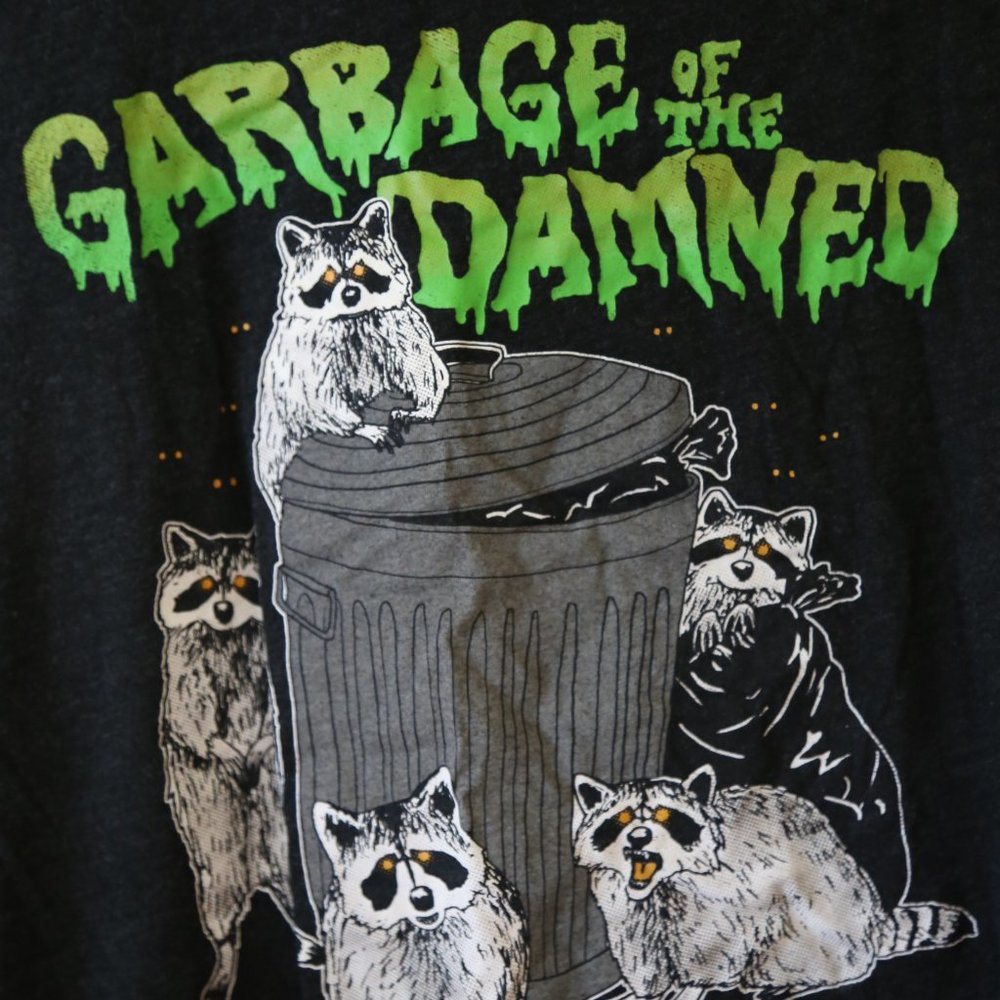 Garbage of the Damned Short Sleeve Graphic Tee - Black/Green